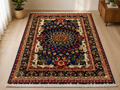 Traditional Persian Area Rug 2x3m – Vintage Floral Oriental Carpet with Tassels