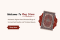 ThreadMark – Red Afghan Rug | 248cm x 346cm (8ft 2in x 11ft 4in)